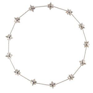 DSquared2 Palladium Plated Pierce Me Spiked Stations Necklace